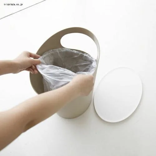 サイドテーブル ダストボックス型 ENOST ホワイト _7