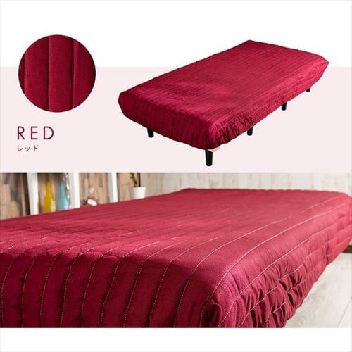 脚付きマットレスカバー ダブル AATMC-D グレー_17