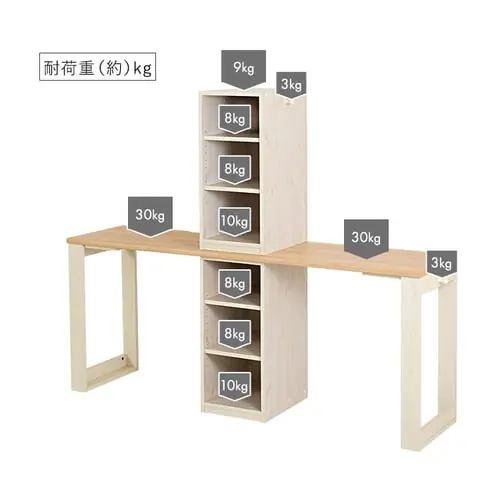 ≪16%OFF≫【2個セット】 デスク 学習机 勉強机 レイアウト変更可能 FJ-022-IR ダークブラウン_21