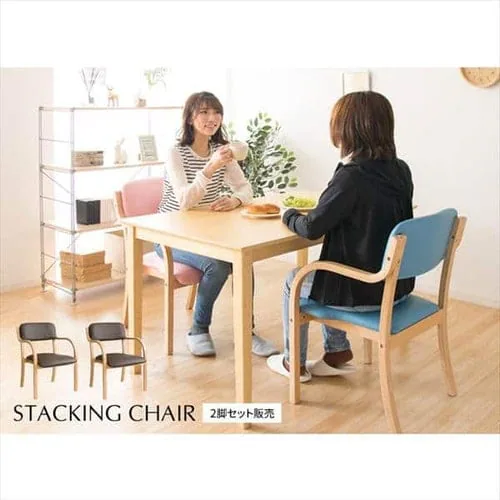 �y�󂠂�z�X�^�b�L���O�`�F�A 2�r�Z�b�g STKC2S-795 �s���N_14