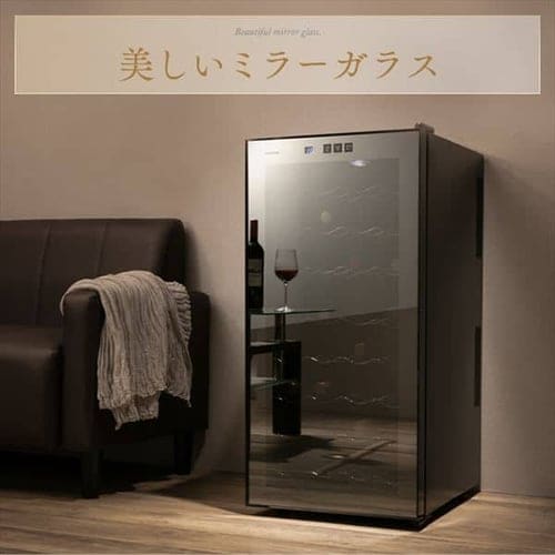 ワインセラー 32本 78L ペルチェ式 タッチパネル PWC-781P-B ブラック