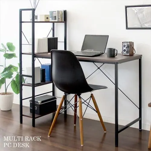 机 デスク PCデスク 収納ラック付き RTPCD-1200 ナチュラル_2