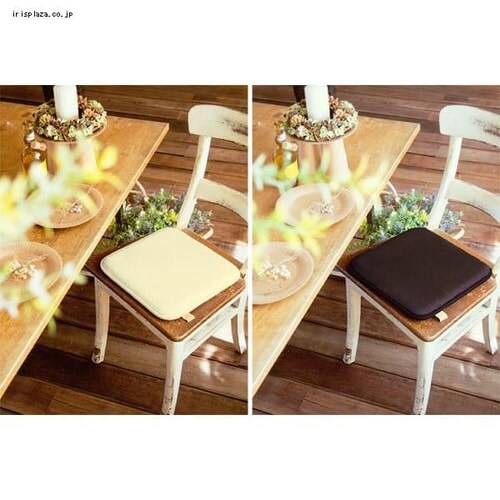 �ᔽ���`�F�A�p�b�h�p�^ 35�~35cm �u���E��_4