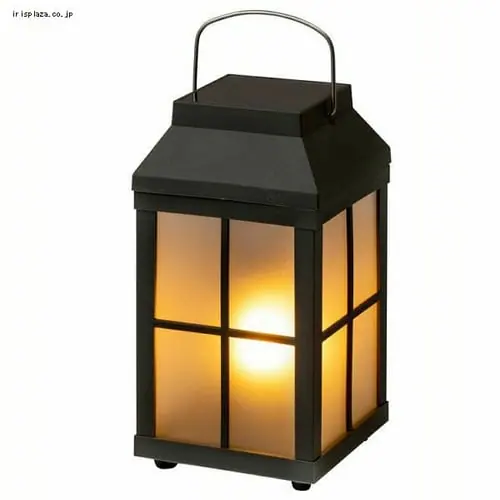ゆらぎソーラーフレイムランタンライト ウェスタマット LGS-107 全2色【プラザセレクト】_5