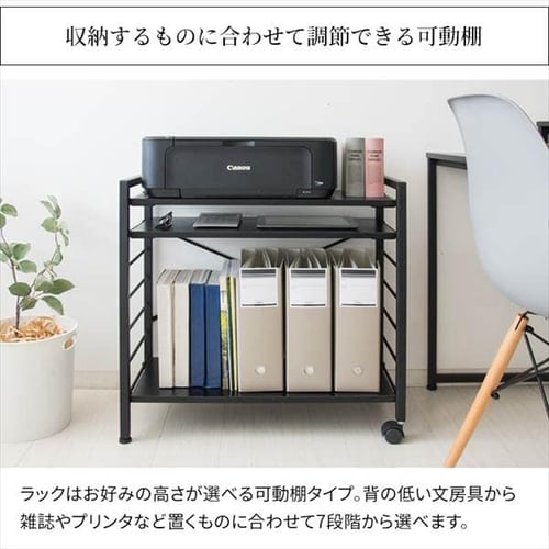机 デスク PCデスク I字 収納ラック付き RTID-1200 ホワイト 7168899