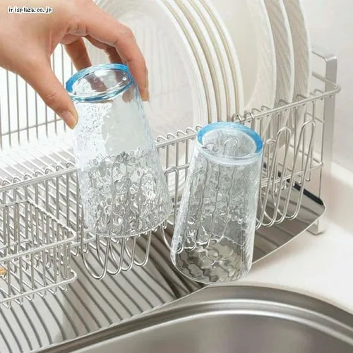 水切りラック用 グラスフック シルバー 40133 _4
