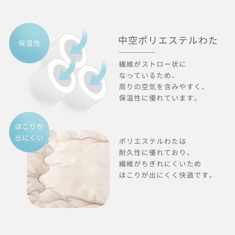 7点】 布団セット シングル ポリエステル綿 【プラザセレクト
