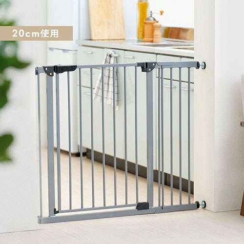 スチールゲート専用拡張パネル 幅20cm 1270207167 ミスティグレー