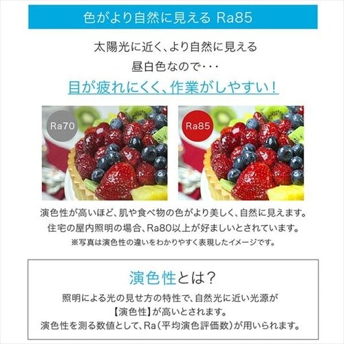 �f�X�N���C�g LED �N���b�v�� PCL-R401-W �z���C�g _16