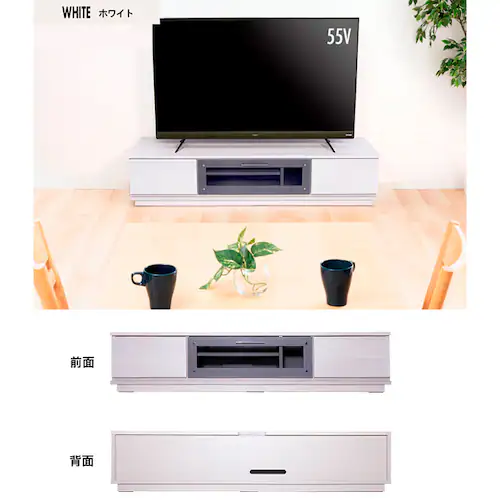 �e���r�� �O�ʃK���X�^�C�v T-KYTV150 �z���C�g_3