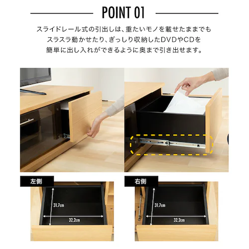 �e���r�� �O�ʃK���X�^�C�v T-KYTV150 �z���C�g_8