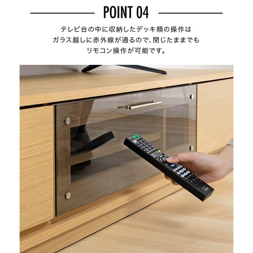 �e���r�� �O�ʃK���X�^�C�v T-KYTV150 �z���C�g_12