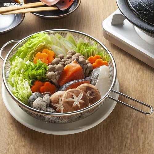 ゆであげに便利でごザル 深型24cm 41580 7171947│アイリスオーヤマ