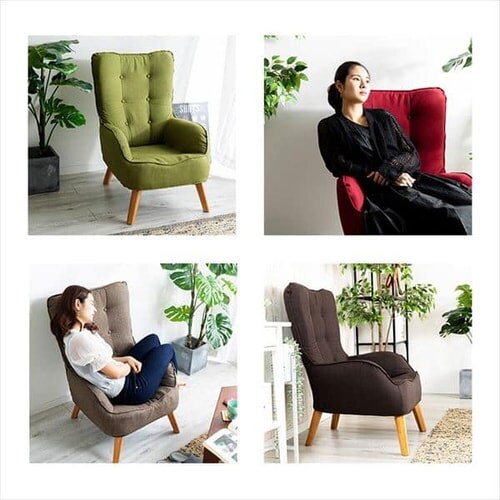 ソファ 1人掛け HGSF-930 グリーン 7173526 │アイリスオーヤマ公式