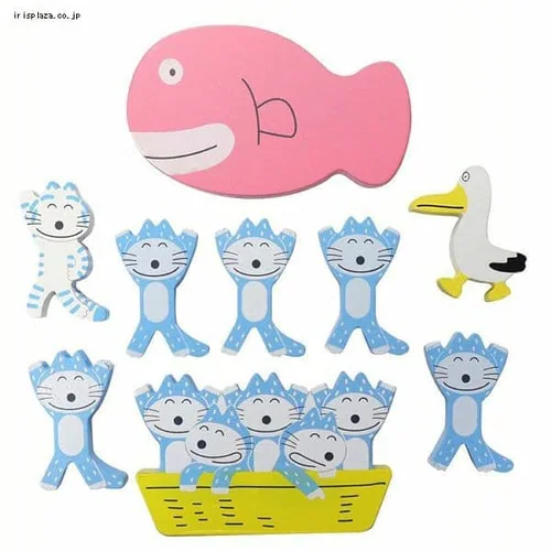 ライブエンタープライズ 絵本のつみき TUMUGI 11ぴきのねこ プレイセット TM-JUI-0301 _3