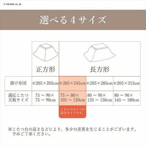 こたつ掛け布団 205×245 長方形 マイクロファイバー グリーン 【代引き不可】_7