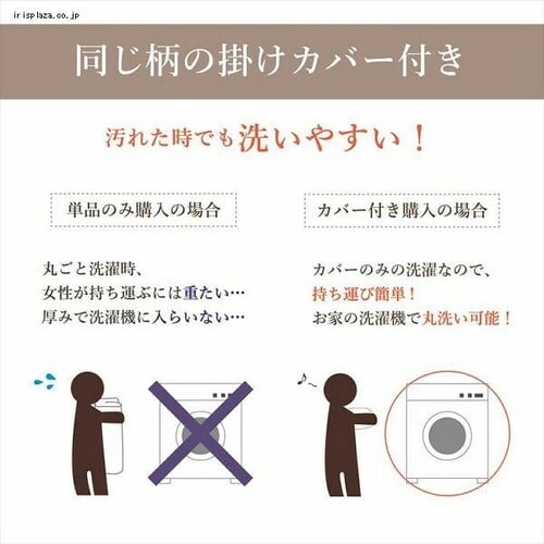 こたつ布団3点セットサイズ205×315cm 洗えるカバー付き レッド【代引き不可】_7