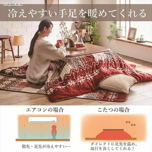 こたつ掛け布団 190×240 ネイビー 【代引き不可】 7174233 │アイリス