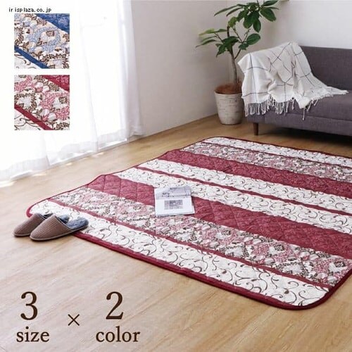 こたつ敷布団 190×190cm エンジ【代引き不可】_2