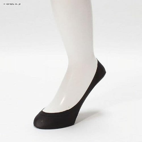 岡本 【3足】脱げないココピタ 婦人 カットソータイプ 浅履き ブラック 24−26cm_2