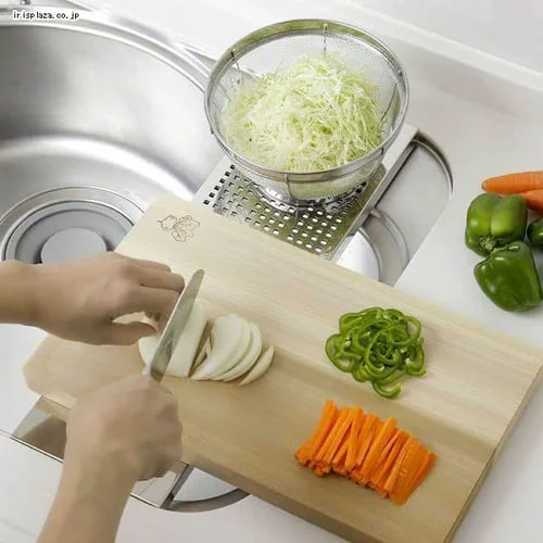 下村企販 ステンレス 伸縮シンク便利台 シルバー 42273 _3