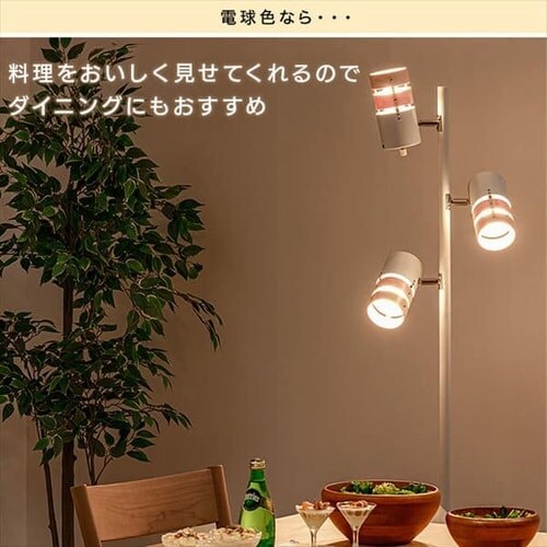 スタンドライト E26 PFL-W3S-W ホワイト 7176957 │アイリスオーヤマ