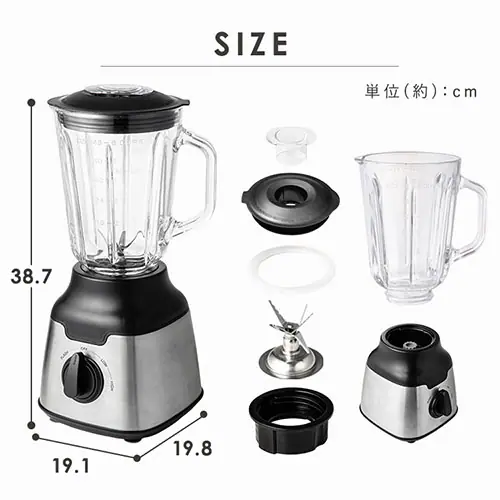 �~�L�T�[ 1500ml �X�Ή� PFJM-1500-B �u���b�N_10