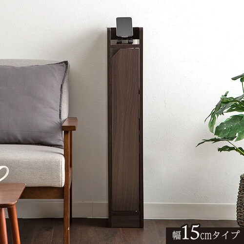 ルーター収納ボックス ブラウン 98098 幅30cm_3