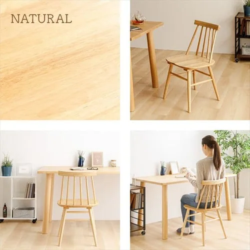 【2脚セット】 ウィンザーチェア ブラウン _3