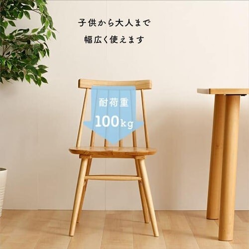 2脚セット】 ウィンザーチェア ブラウン 7179338 │アイリスオーヤマ