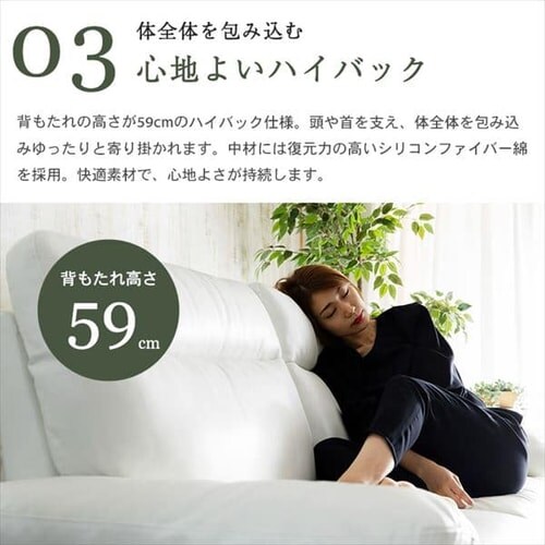 �n�C�o�b�N�|�P�b�g�R�C���{�v�\�t�@ 3P HLSF-3 �u���b�N_11