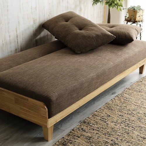 ソファベッド 3人掛け SCSB-3 ブラウン【時間指定不可】【プラザ