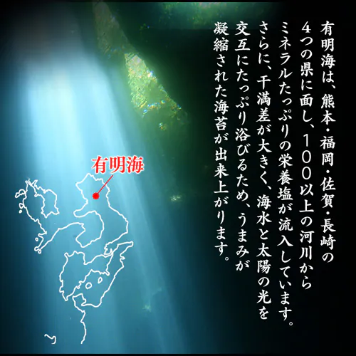 有明海産 焼き海苔 40枚 【代引き不可】_7