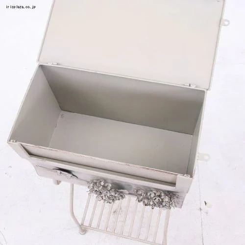 ポスト 郵便ポスト メールボックス スタンド型 ネコ/ホワイト_4