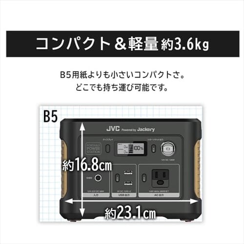 JVC�P���E�b�h �|�[�^�u���d�� BN-RB37 _8