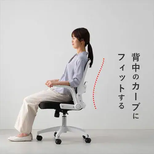 【訳あり】オフィスチェア OFC-MAU ブラック_7