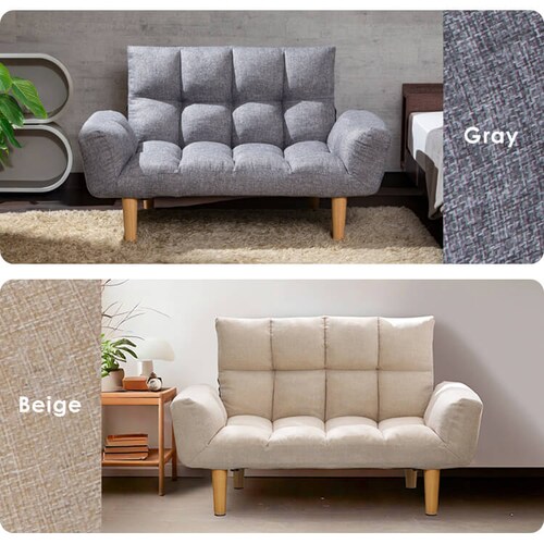 �\�t�@ 2�l�|�� �R���p�N�g ���N���C�j���O�� 2WAY ���[�^�C�v �x�[�W��_14