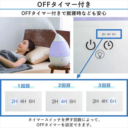 加湿器 超音波式 3L SRH306 全3色_9