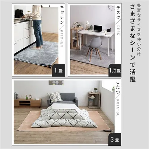 TEKNOS ���O�{2���p �J�[�y�b�g 2�_�Z�b�g �x�[�W�� HCMF-IR200 _12