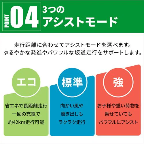 子供乗せ適用電動アシスト自転車 前24後20 TDH-408L-BE ベージュ【直送】 【代引き不可】_9