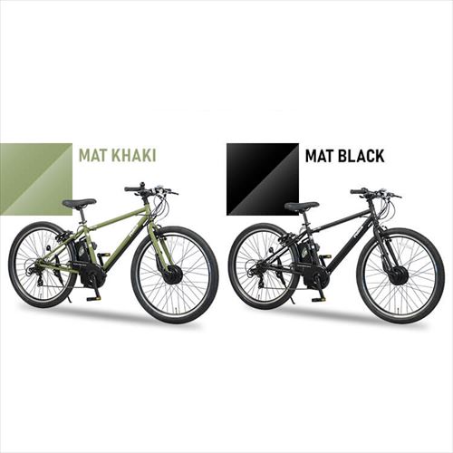 電動アシストクロスeバイク 27.5インチ 外装7段 TDA-712L‐MBK マット