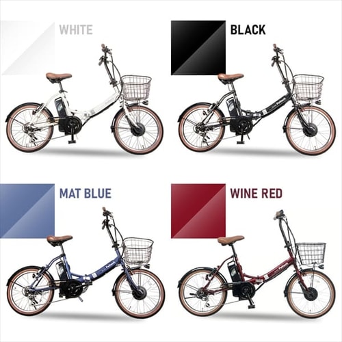 折り畳み自転車 20 inch 電動自転車 折り畳み 20インチ 6段 8AH TDN-206XｰNYB マットブルー