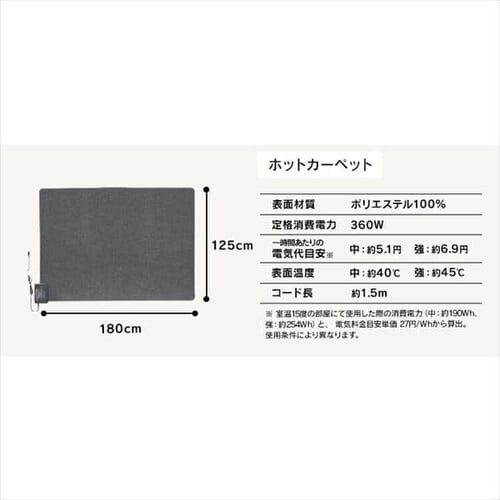 �z�b�g�J�[�y�b�g+�V���M�[���O 130�~185cm SGR-1318 �O���[��_21