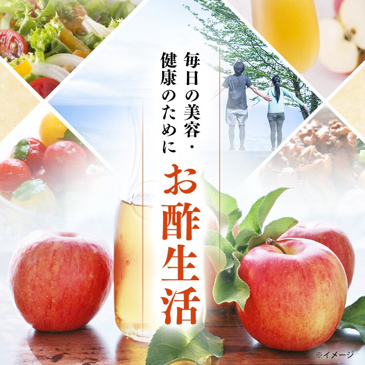 りんご酢 内堀醸造 美濃有機純りんご酢 360ml 7194424 │アイリス