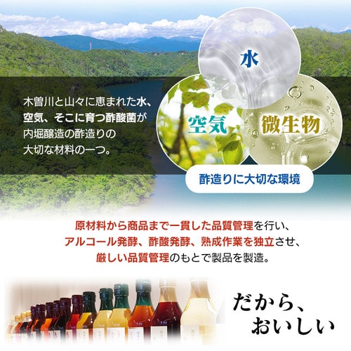 純りんご酢 内堀醸造 500ml 7194442 │アイリスオーヤマ公式通販