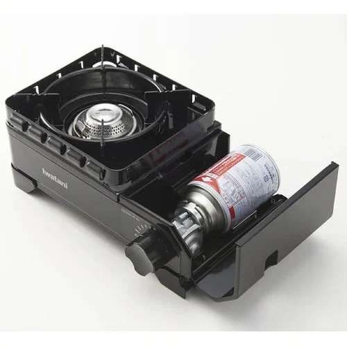 イワタニ カセットコンロ タフまるジュニア CB-ODX-JR-BK ブラック_5