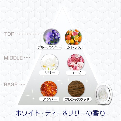 P&G ファブリーズW消臭 玄関用消臭剤 ホワイト・ティー&リリー2個パック 7mL _5