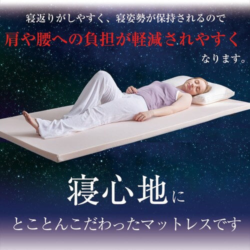 マットレス シングル 高反発 厚さ4㎝ ウレタン 7196336│アイリス