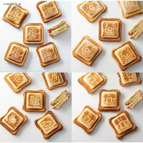 スケーター アルミ製 ホットサンドメーカー ALHOS1_549687 くまのプーさん_3