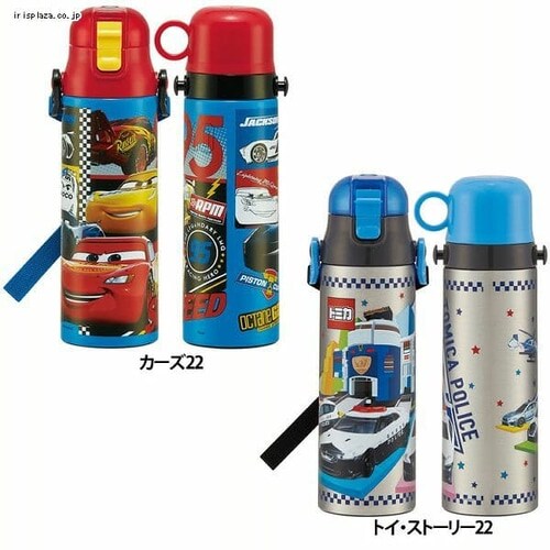 スケーター 超軽量 2WAY ステンレス 水筒 直飲み&コップ飲み 570ml-580ml SKDC6 カーズ22_5